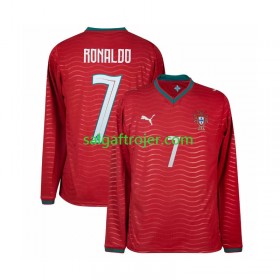 Portugal Cristiano Ronaldo 7 Fodboldtrøjer Hjemmebanesæt World Cup 2026 Langærmet